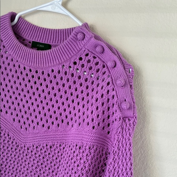 J. Crew Lavender Knit Sweater - Picture 3 of 4